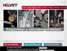 Tablet Screenshot of helvet.hu
